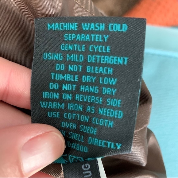 Siena Studio Brown Suede Skirt w/ laser cut Hem - Picture 7 of 7